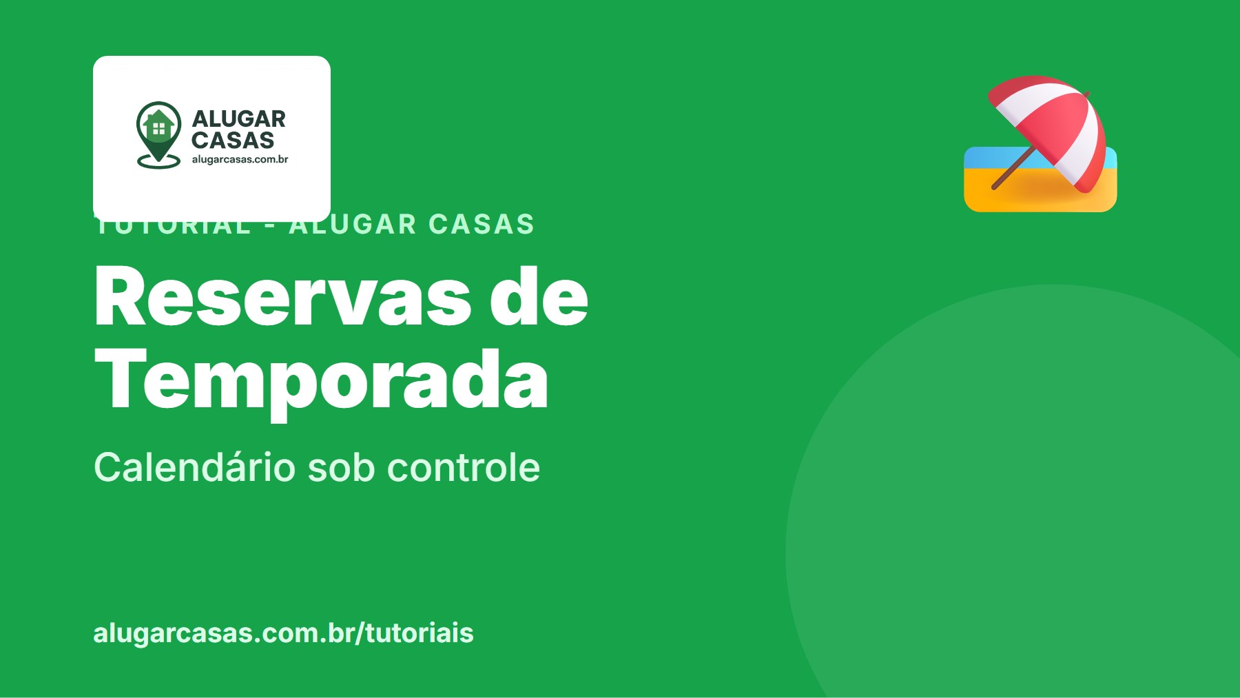 Temporada: reservas, calendario e bloqueio de datas sem overbooking